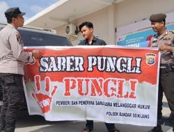 Polsek Bandar Seikijang Laksanakan Kegiatan Patroli dan Sosialisasi Saber Pungli