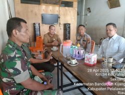 RAPAT KONSOLIDASI SINEGERGITAS TNI/POLRI BERSAMA SEKCAM BANDAR SEI KIJANG