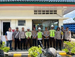Kapolsek Bandar Sei Kijang  Pimpin kegiatan patroli dan monitoring Situasi Kamtibmas Hari Buruh Sedunia (May Day)  di Wilkum Polsek Bandar Seikijang