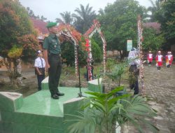 PELAKSANAAN UPACARA BENDERA MERAH PUTIH DI SMPN 3 BANDAR SEI KIJANG OLEH FORKOPINCAM KEC. BANDAR SEI KIJANG