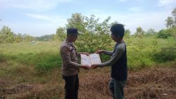 Patroli Karhutla dan penyebaran maklumat Kapolda Riau tentang larangan pembakaran hutan dan lahan