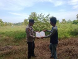 Patroli Karhutla dan penyebaran maklumat Kapolda Riau tentang larangan pembakaran hutan dan lahan