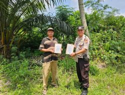Patroli Karhutla dan penyebaran maklumat Kapolda Riau tentang larangan pembakaran hutan dan lahan