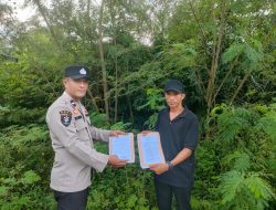 Patroli Karhutla dan penyebaran maklumat Kapolda Riau tentang larangan pembakaran hutan dan lahan